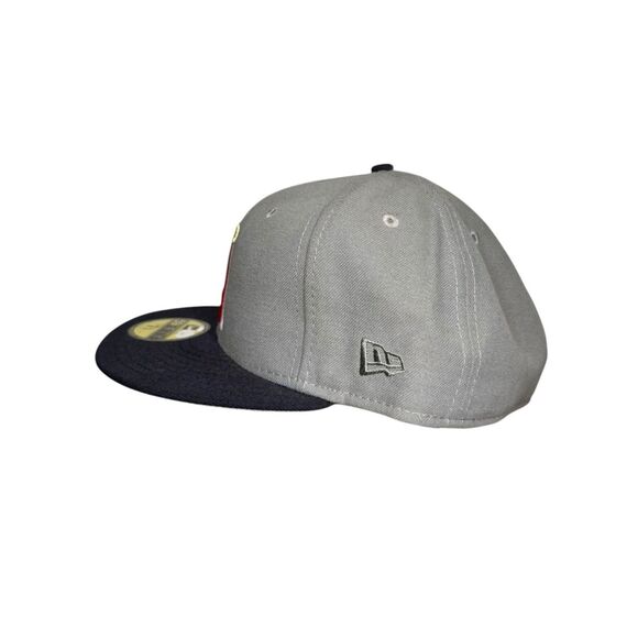 LA Angels Gray City Connect Remix 60th Anniversary Gray New Era 7 3/4 Fitted Hat - Picture 3 of 7